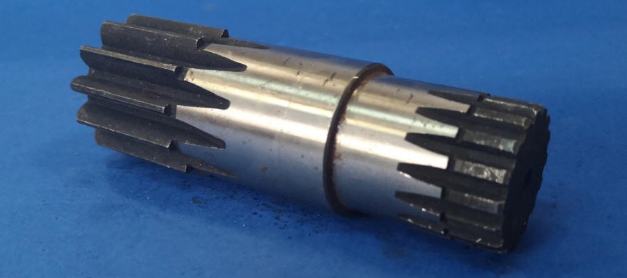 أعمدة محرك الدوران، أعمدة محرك السفر، التروس المنزلقة، محمل الحافة